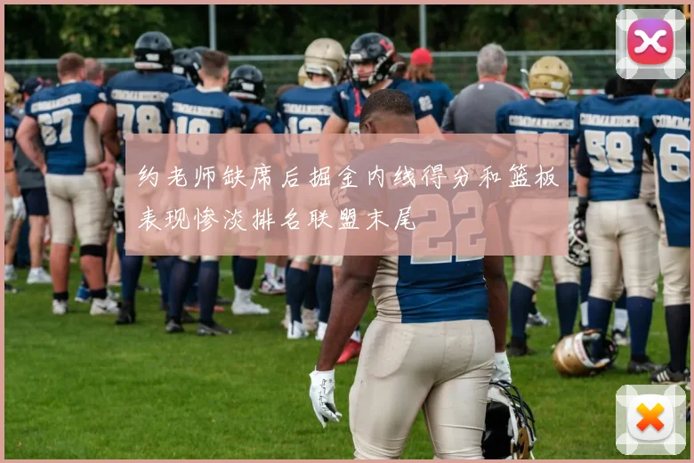 约老师缺席后掘金内线得分和篮板表现惨淡排名联盟末尾